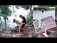 กลุ่มลับ18 เย็ดเสียวเร้าใจนอกสถานที่ รอบนี้มาเกาะ อ่อยผู้ชายชวนมาเย็ดริมเขาในป่า เสียวมาก